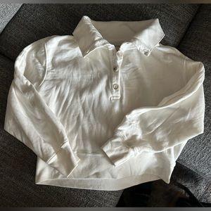 A&F Soft Collection Medium half button, high neck